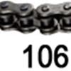 106 Glieder schwarz / 106 rollers black