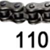 110 Glieder schwarz / 110 rollers black
