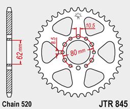 Ket Rad 46Z XT250/SR250 / JTR845.46
