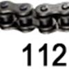 112 Glieder schwarz / 112 rollers black