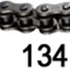 134 Glieder schwarz / 134 rollers black