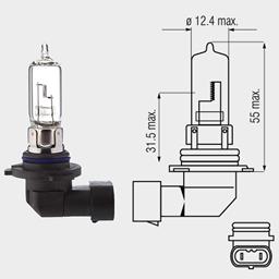 Halogenlampe 12V 60W(65W) HB3 (9005)