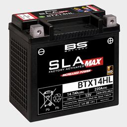 BS Batterie BTX14HL SLA MAX startbereit