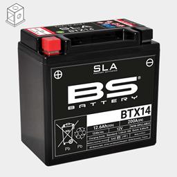 BS Batterie BTX14 SLA startbereit