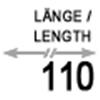 Länge 110mm
