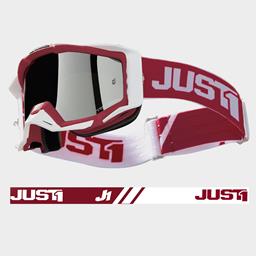 MX-Brille JUST1 IRIS TRACK weiß/rot
