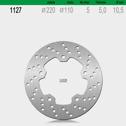 Bremsscheibe Sym HD 125 Evo `05-`17 hi.